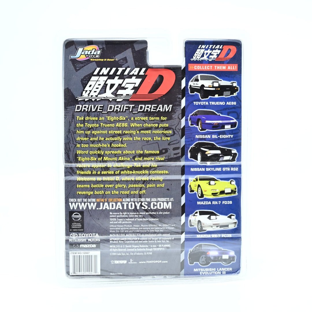 SEALED Jada Toys 1:64 Initial D Mazda RX-7 FD3S Keisuke "K.T." Takahashi Toy Car