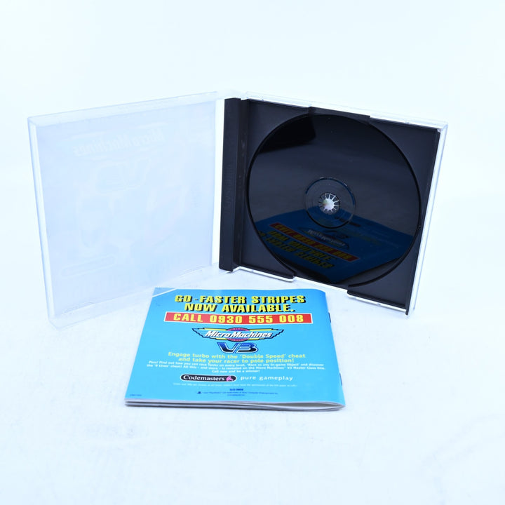 Micro Machines V3 - Sony Playstation 1 / PS1 Game + Manual - PAL - MINT DISC!
