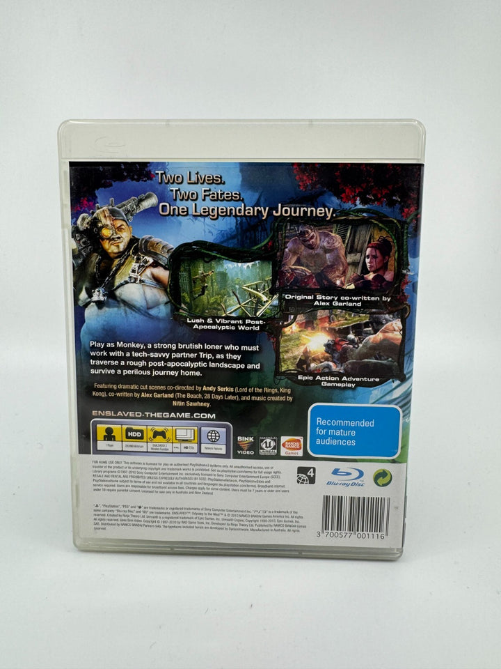Enslaved: Odyssey to the West - Sony Playstation 3 / PS3 Game - FREE POST