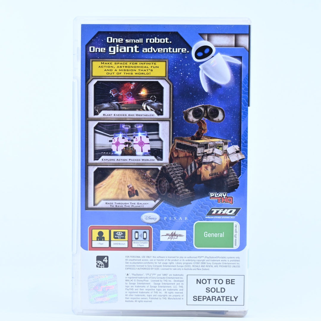 Wall-E - Sony PSP Game + Manual + SlipCover - FREE POST!