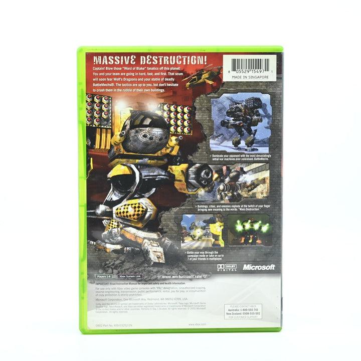 MechAssault - Original Xbox Game - PAL - FREE POST!