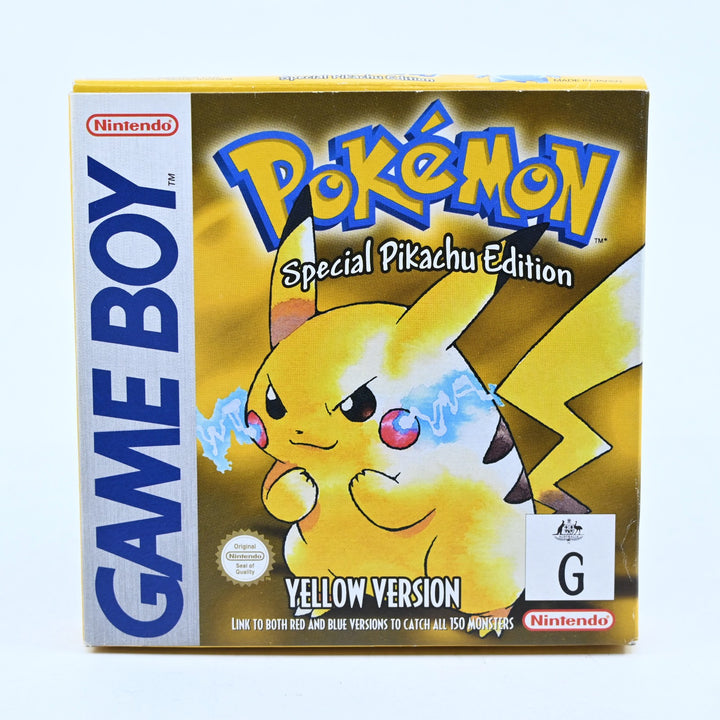 Pokemon Yellow Version - Nintendo Gameboy Boxed Game - PAL - NEW SAVE BATTERY!