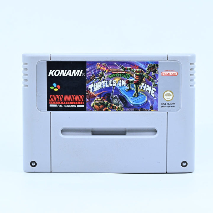 Teenage Mutant Ninja Turtles IV: Turtles In Time - SNES Game - PAL - FREE POST!