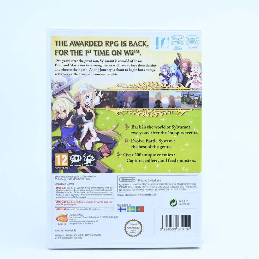 Tales of Symphonia: Dawn of the New World - Nintendo Wii Game + Manual - PAL
