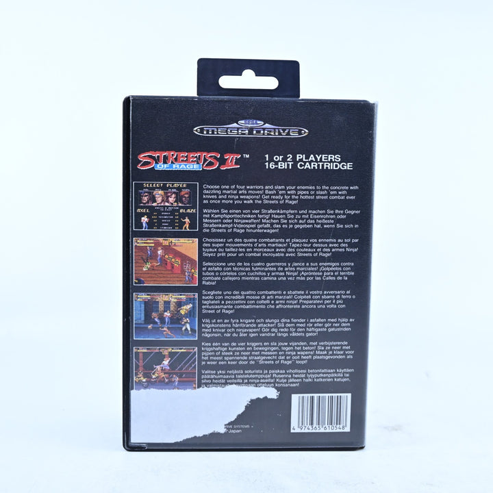 Streets of Rage II - Sega Mega Drive Game - No Manual - PAL - FREE POST!