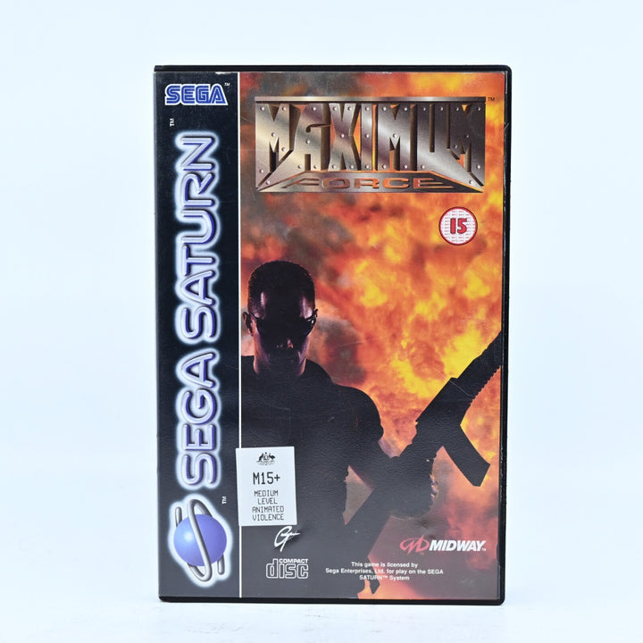 Maximum Force - Sega Saturn Game + Manual - PAL - MINT DISC!