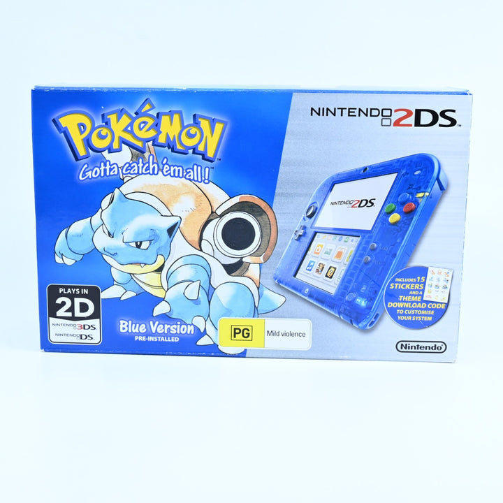 Pokemon Blue Edition - Nintendo 2DS Boxed Console - PAL - FREE POST!