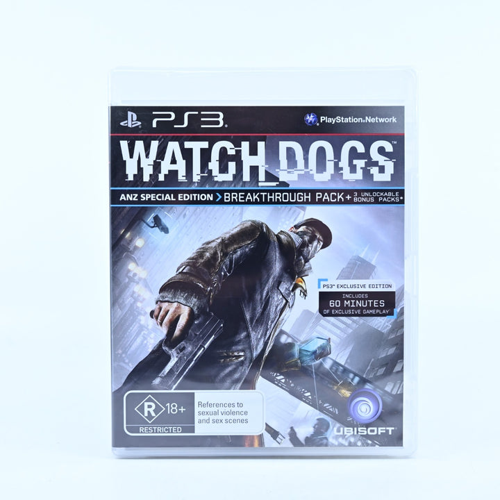 Watch Dogs - Sony Playstation 3 / PS3 Game + Manual - MINT DISC! SEALED!