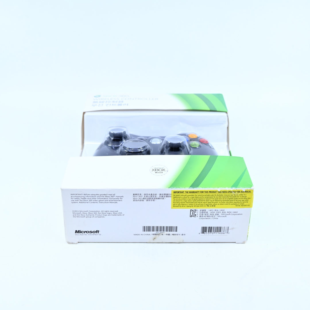 Microsoft Xbox 360 Black Wireless Controller - Xbox 360 Accessory