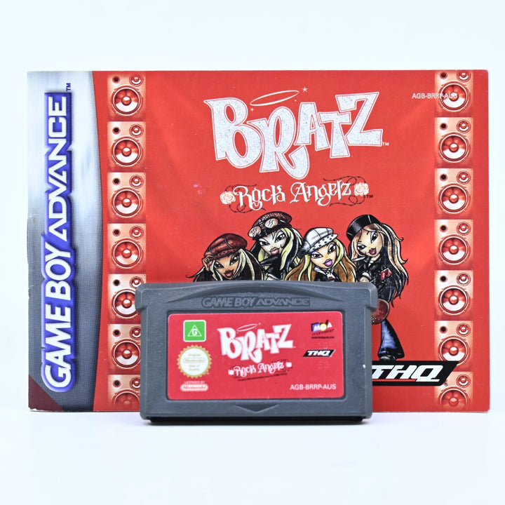 Bratz Rock Angelz - Nintendo Gameboy Advance / GBA Game + Manual - PAL