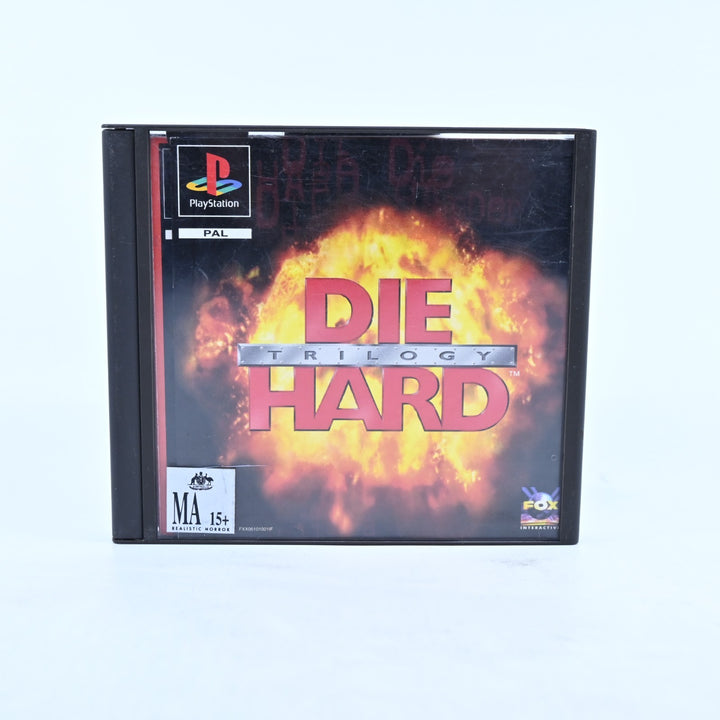 Die Hard Trilogy - Sony Playstation 1 / PS1 Game + Manual - PAL - MINT DISC!