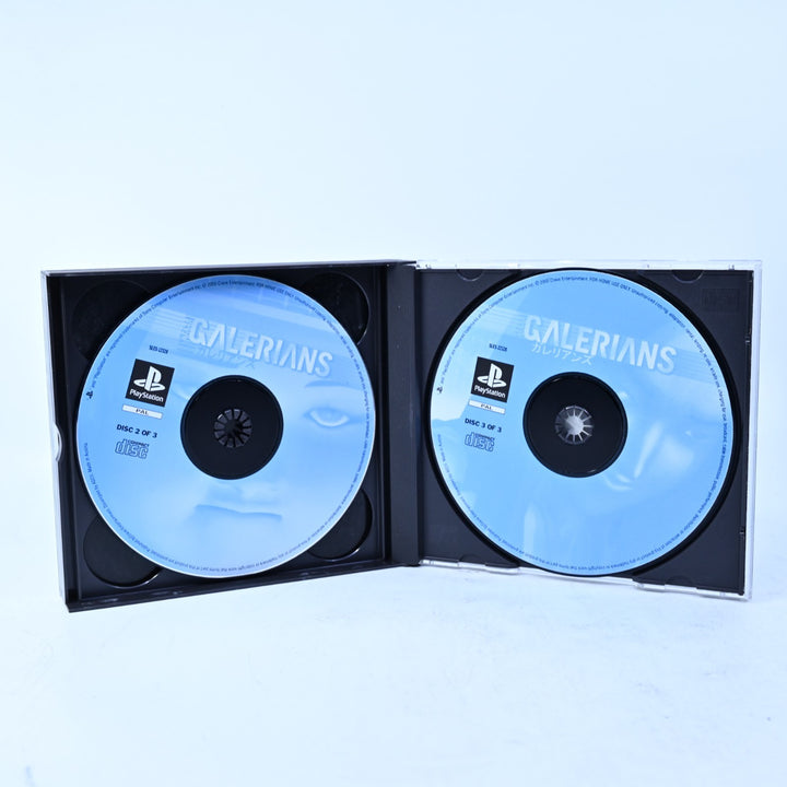 Galerians - Sony Playstation 1 / PS1 Game + Manual - PAL - MINT DISC!