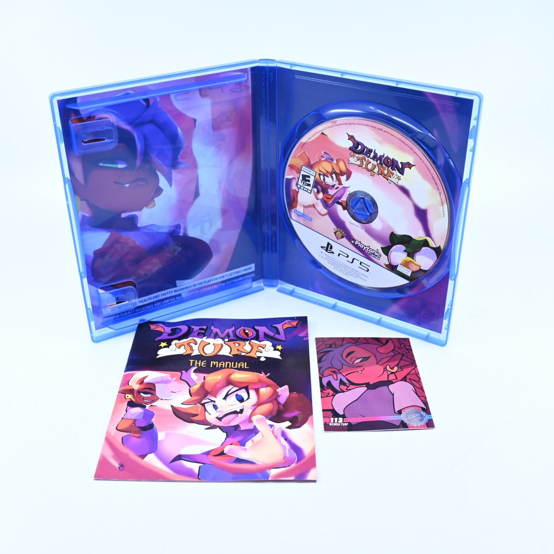 Demon Turf - Sony Playstation 5 / PS5 Game + Manual + Card - LIMITED RUN