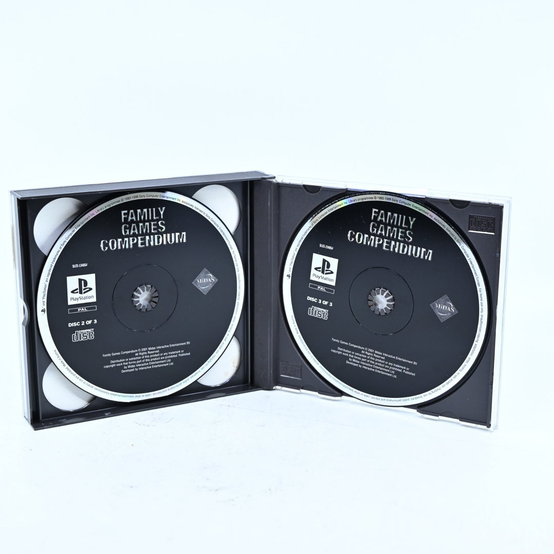 Family Games Compendium - Sony Playstation 1 / PS1 Game + Manual - PAL