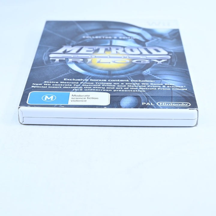 Metroid Prime Trilogy - Nintendo Wii Game + Manual - PAL - MINT DISC!