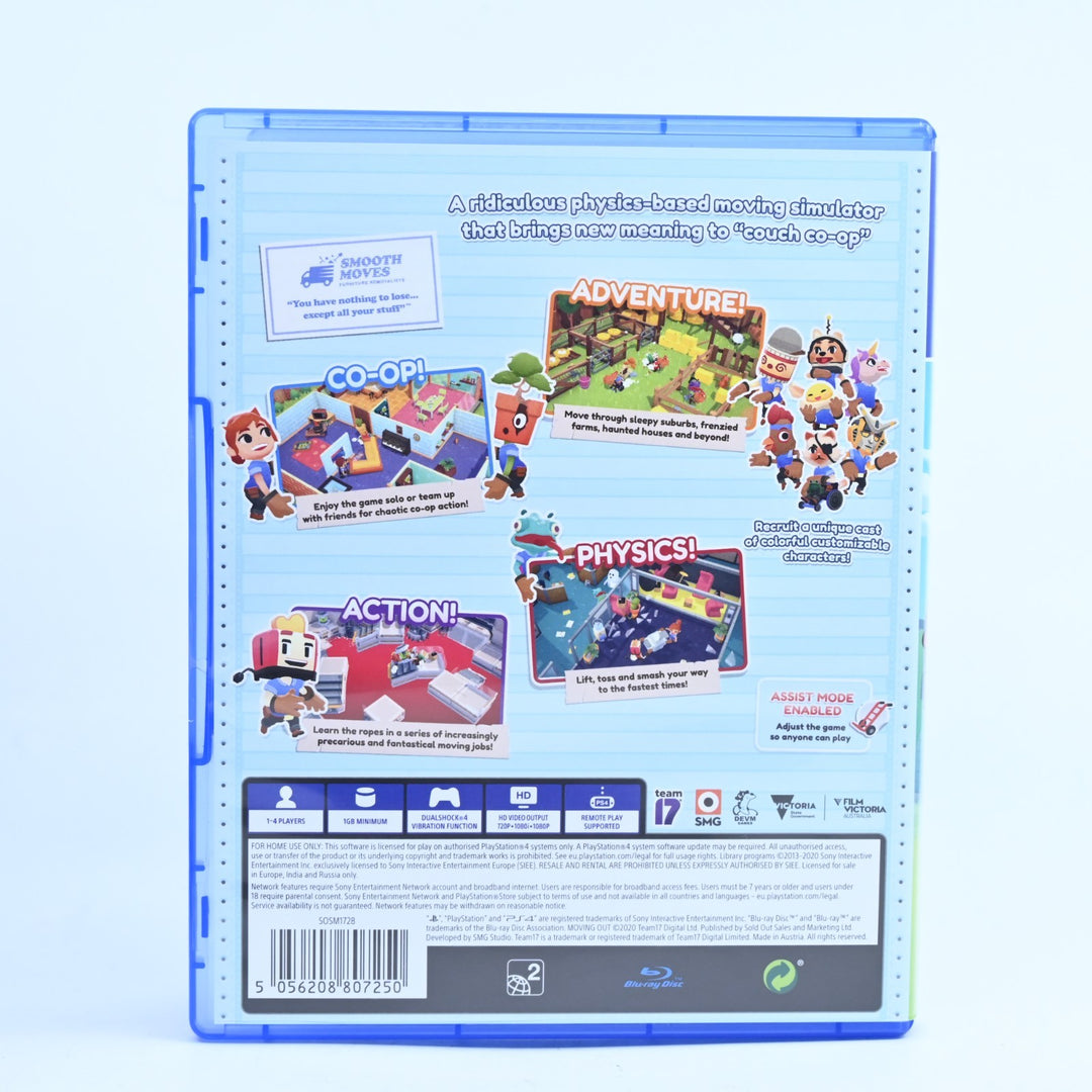 Moving Out - Sony Playstation 4 / PS4 Game - MINT DISC!