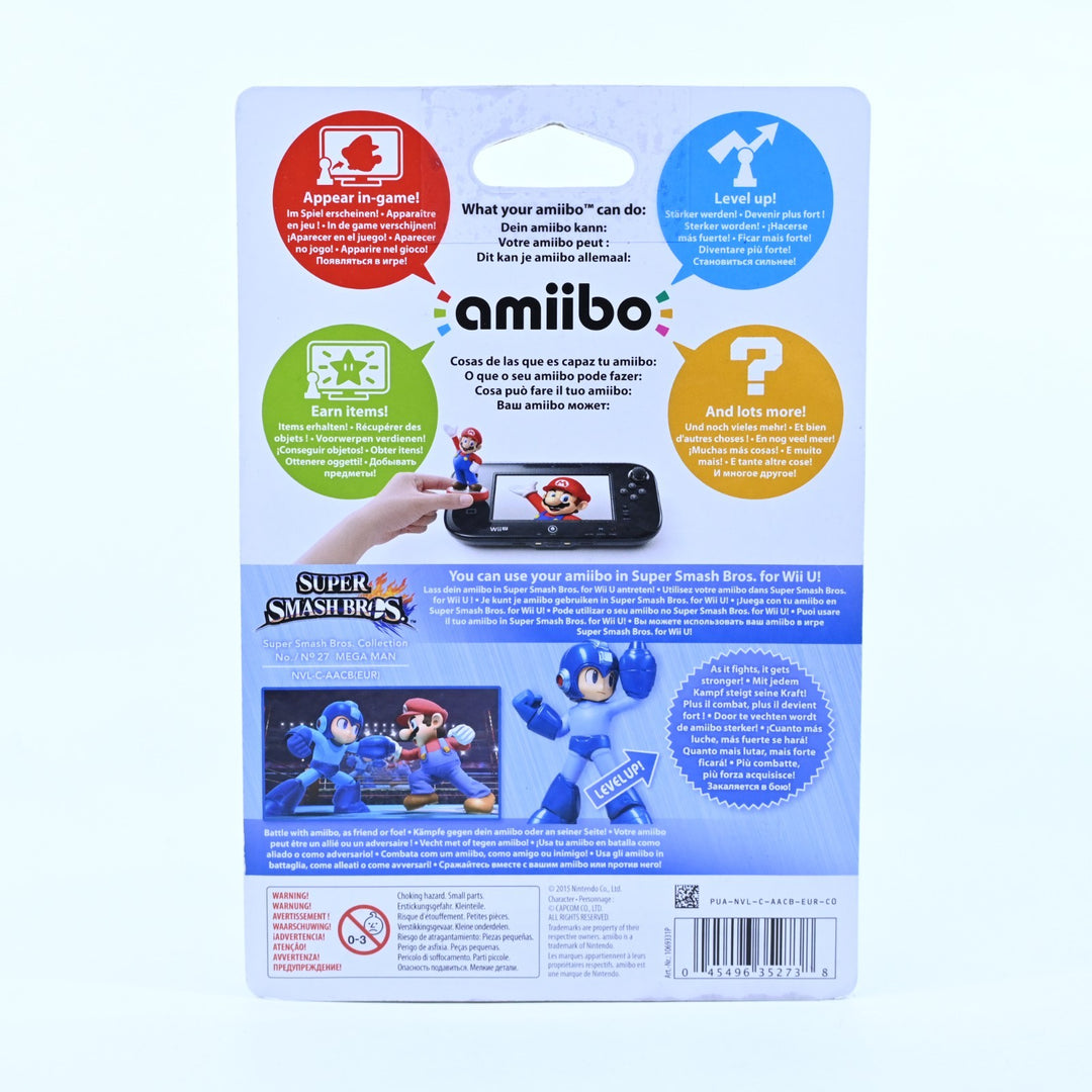 SEALED! Mega Man Amiibo - Super Smash Bros. Collection No. 27 - Toy