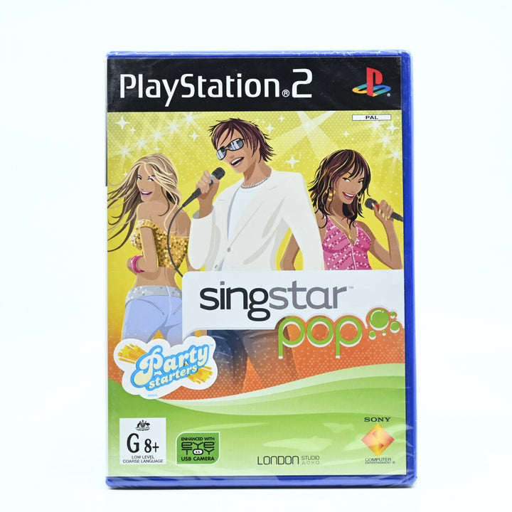 SEALED! - Singstar Pop - Sony Playstation 2 / PS2 Game - PAL - FREE POST!