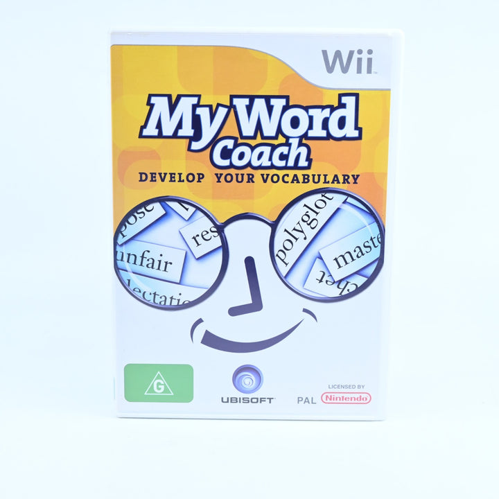 My Word Coach - Nintendo Wii Game + Manual - PAL - MINT DISC!