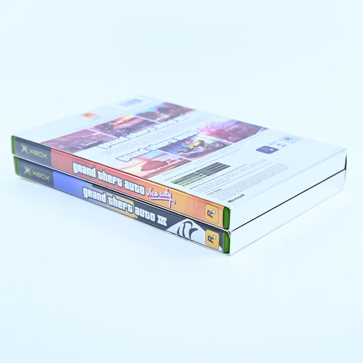 Grand Theft Auto Double Pack - Original Xbox Game + Manual - PAL - MINT DISC!