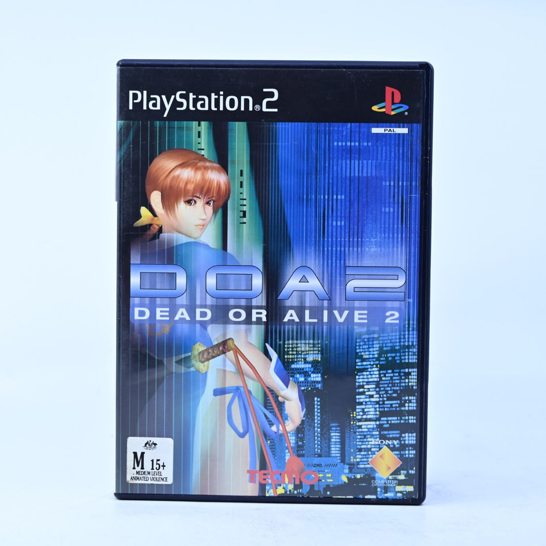 Dead Or Alive 2 - Sony Playstation 2 / PS2 Game + Manual - PAL - MINT DISC! DOA2