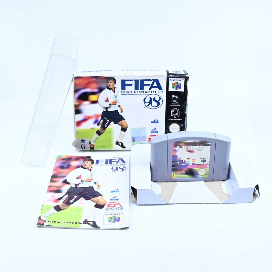 FIFA 98: Road to World Cup - N64 / Nintendo 64 Boxed Game - PAL - FREE POST!