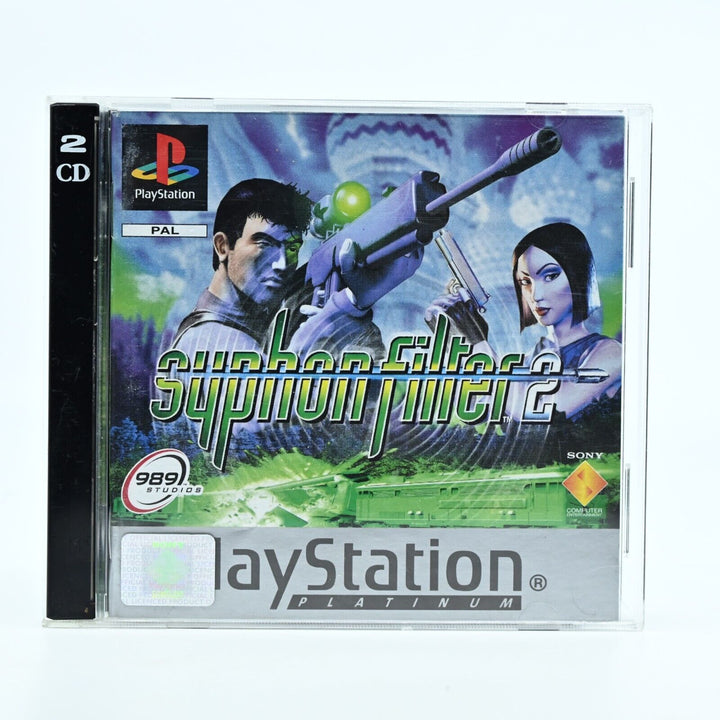 Syphon Filter 2 - Sony Playstation 1 / PS1 Game - PAL - MINT DISCS!