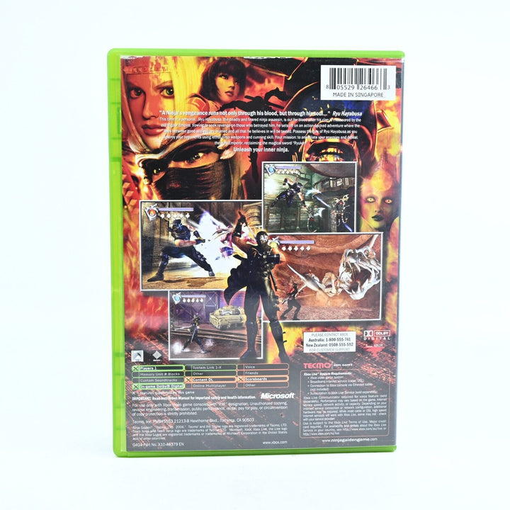 Ninja Gaiden - Original Xbox Game + Manual - PAL - MINT DISC!