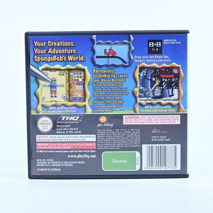 Drawn to Life SpongeBob Squarepants - Nintendo DS Game + Manual - PAL