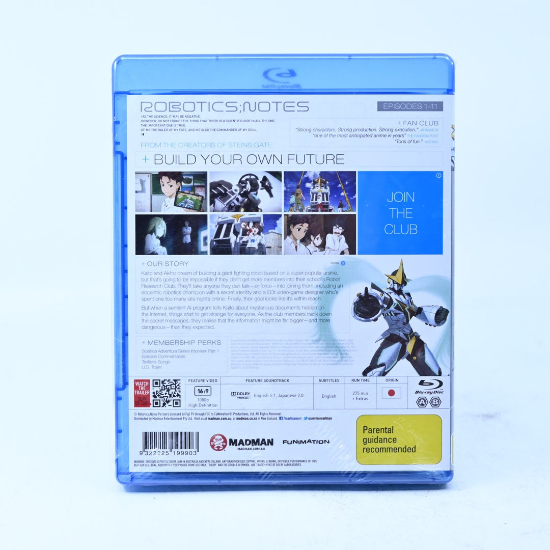 Robotics;Notes - Collection 1 - Region B - Anime Blu-ray SEALED