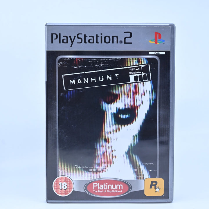 Manhunt - Sony Playstation 2 / PS2 Game + Manual - PAL - MINT DISC!