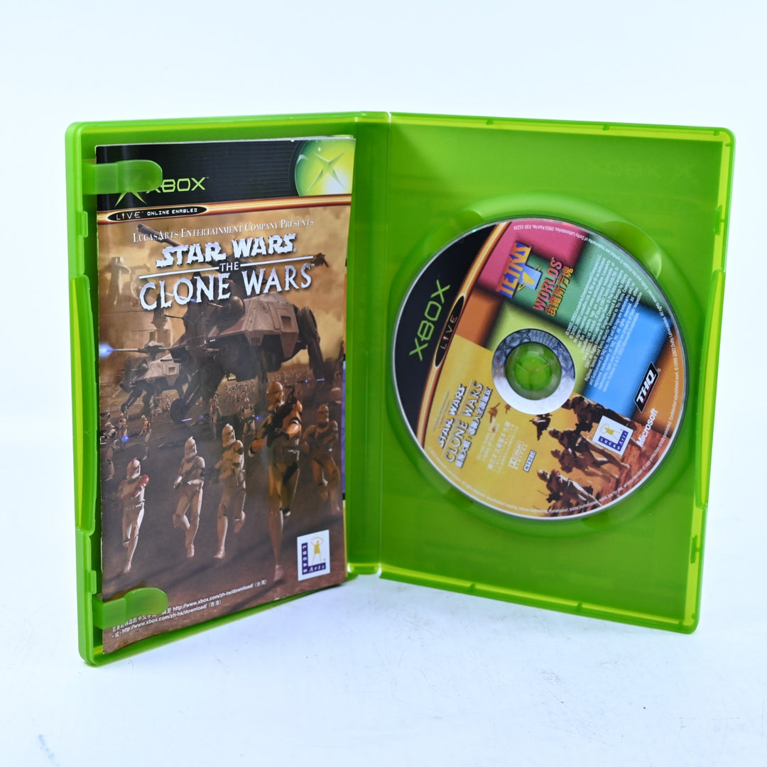 Star Wars The Clone Wars + Tetris Worlds - Original Xbox Game - CHINESE ONLY