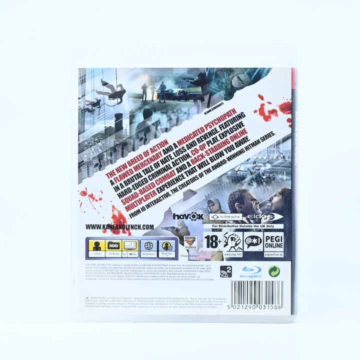 Kane & Lynch: Dead Men - Sony Playstation 3 / PS3 Game + Manual - FREE POST!