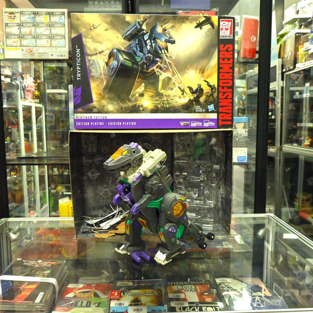 INCOMPLETE Hasbro Transformers Generations Trypticon - Plat Ed - Transformer Toy