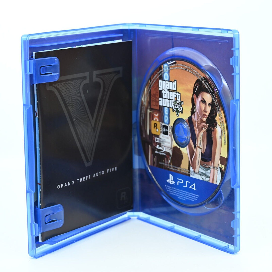 Grand Theft Auto V 5 - Sony Playstation 4 / PS4 Game + Manual - FREE POST!