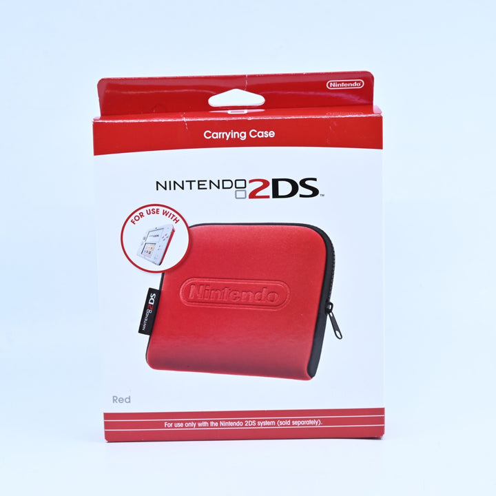 Red Official Nintendo 2DS Carry Case - Nintendo 2DS Accessory - FREE POST!