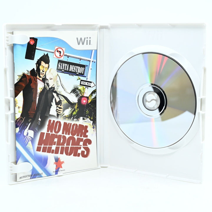 No More Heroes - Nintendo Wii Game + Manual - PAL - MINT DISC!