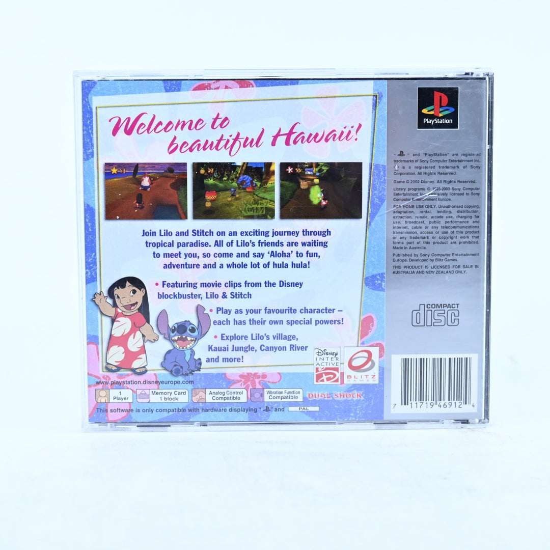 Disney's Lilo & Stitch Trouble in Paradise - Playstation 1 / PS1 Game + Manual