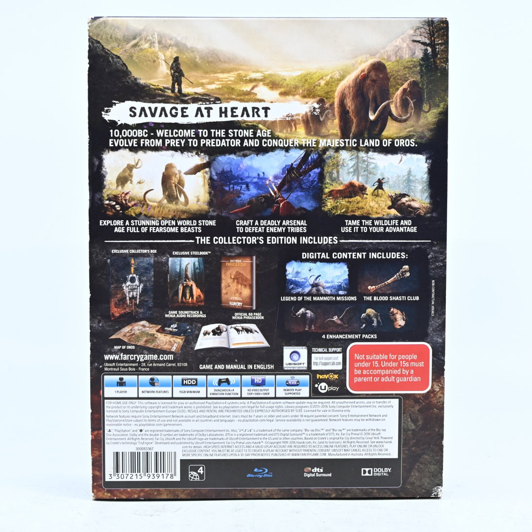 Far Cry: Primal - Collector's Edition - Sony Playstation 4/ PS4 Game - FREE POST