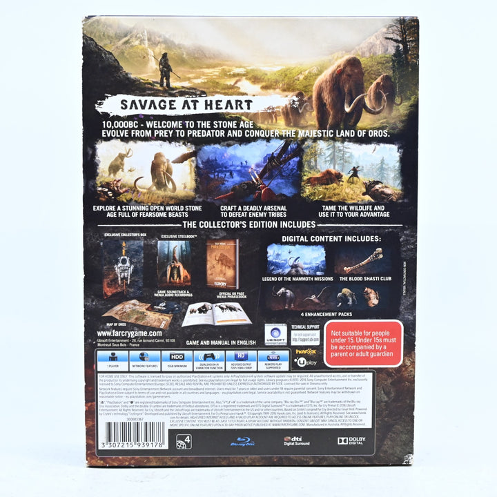 Far Cry: Primal - Collector's Edition - Sony Playstation 4/ PS4 Game - FREE POST