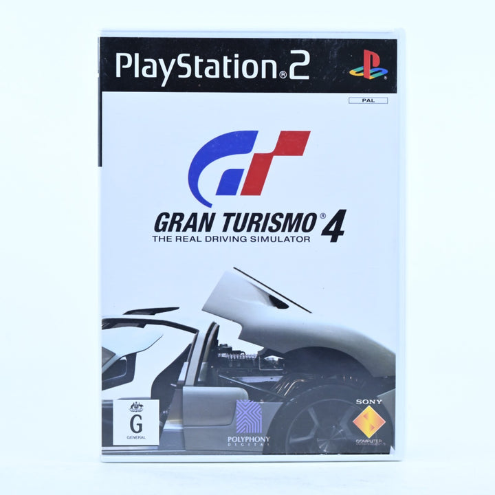 Gran Turismo 4 - Sony Playstation 2 / PS2 Game + Manual - PAL - MINT DISC!