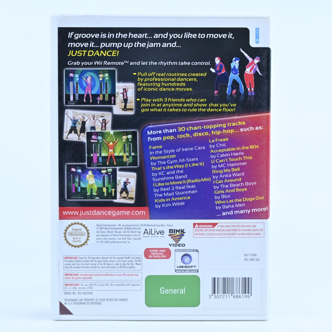Just Dance - Nintendo Wii Game + Manual - PAL - MINT DISC!