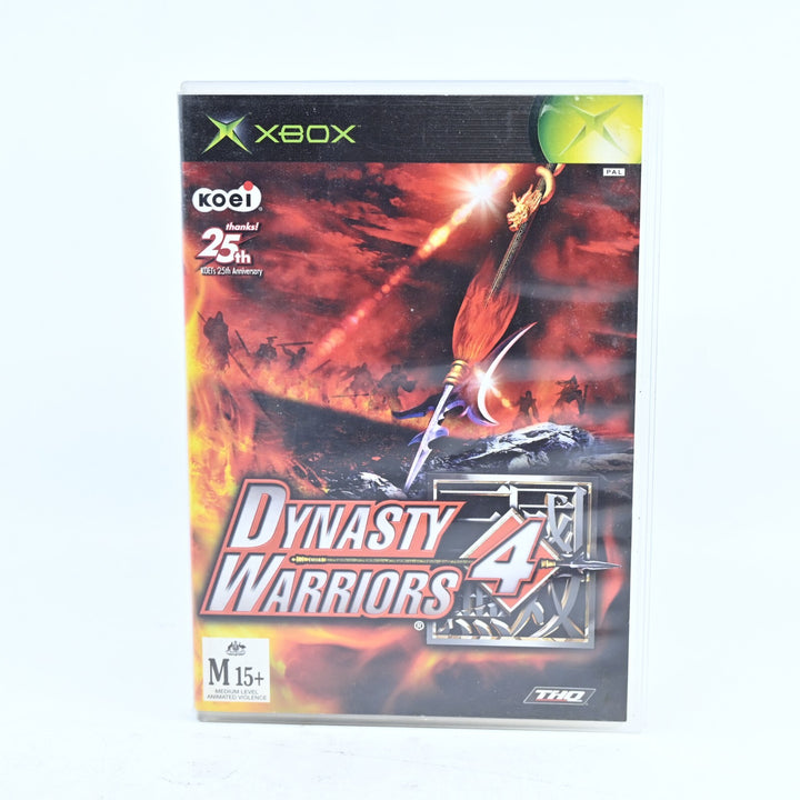 Dynasty Warriors 4 - EX RENTAL - Original Xbox Game + Manual - PAL