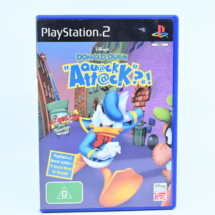 Donald Duck: Quack Attack - Sony Playstation 2 / PS2 Game + Manual