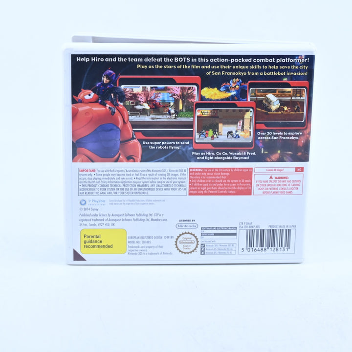 Big Hero 6: Battle in the Bay - Nintendo 3DS Game - PAL + Manual - FREE POST!