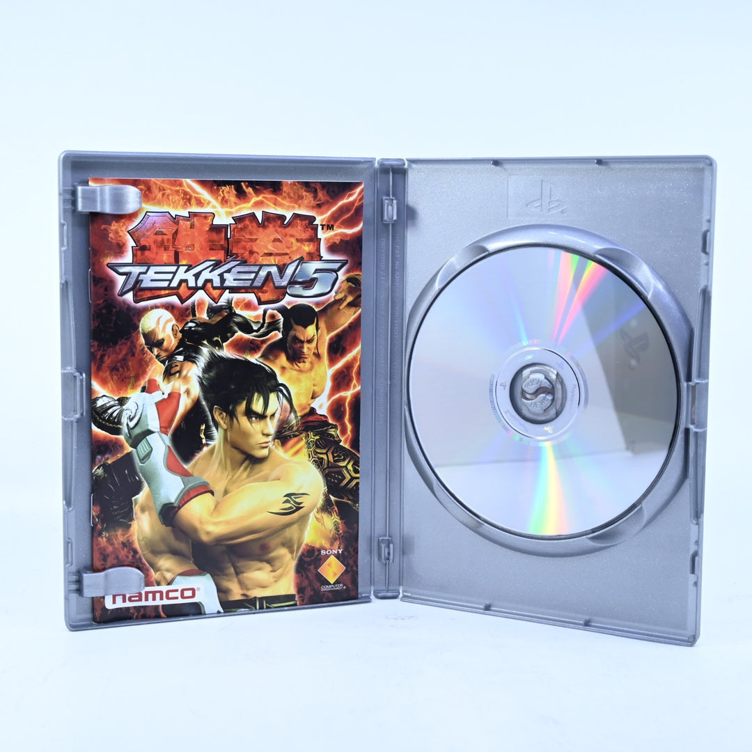 Tekken 5 - Sony Playstation 2 / PS2 Game + Manual - PAL - MINT DISC!