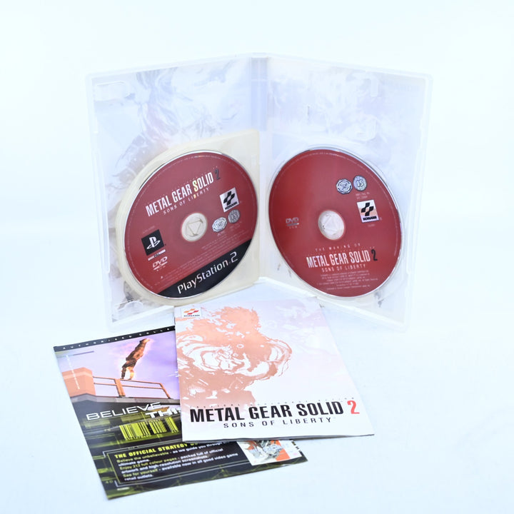 Metal Gear Solid 2: Sons of Liberty - Sony Playstation 2 / PS2 Game + Manual PAL