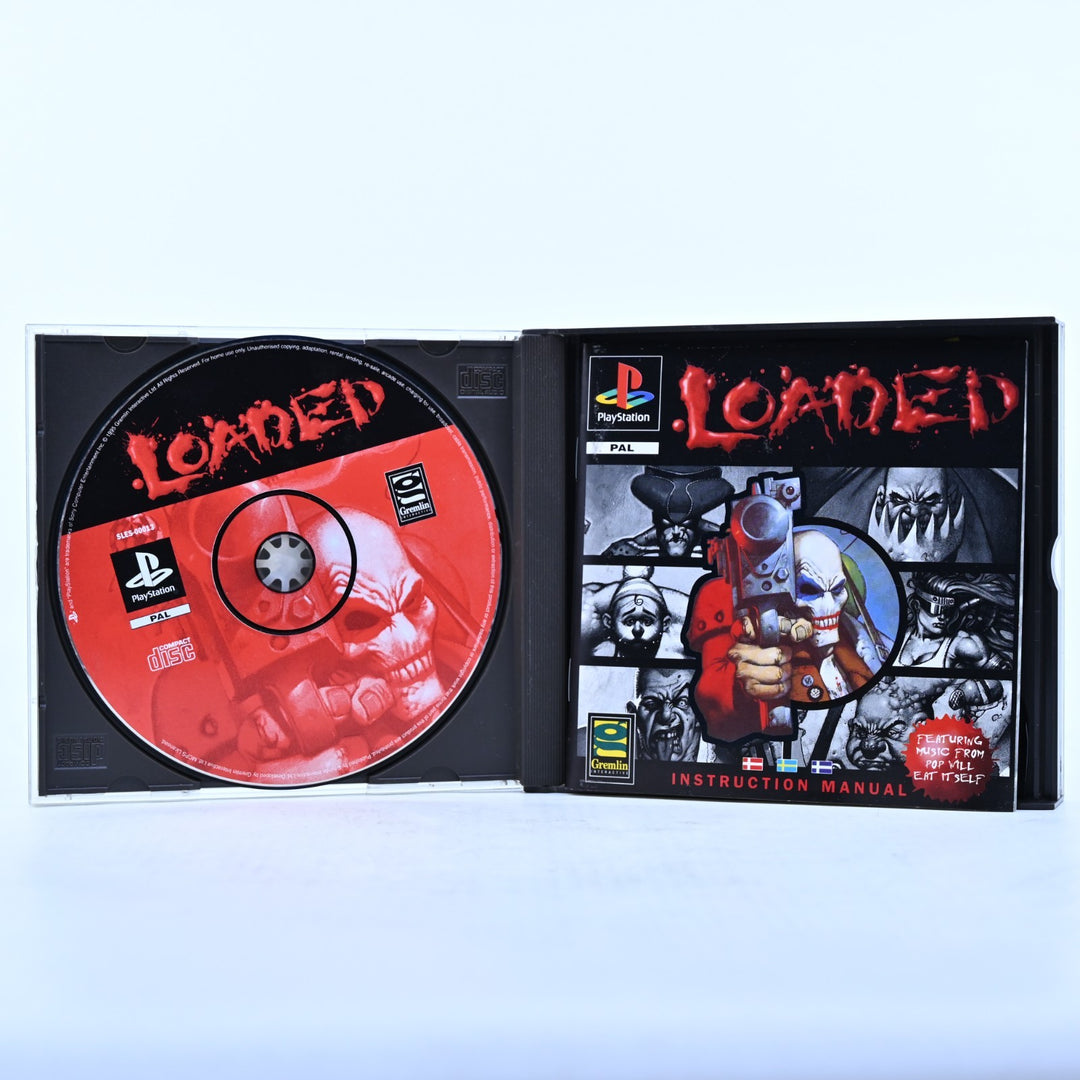 Loaded - Sony Playstation 1 / PS1 Game + Manual - PAL - MINT DISC!