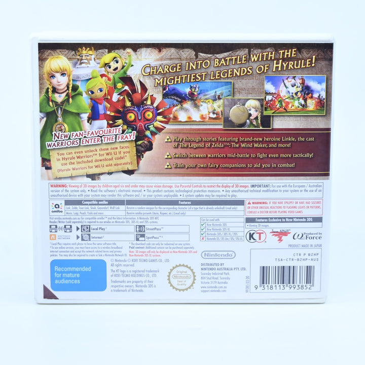 Hyrule Warriors Legends - Nintendo 3DS Game - PAL + Manual - FREE POST!