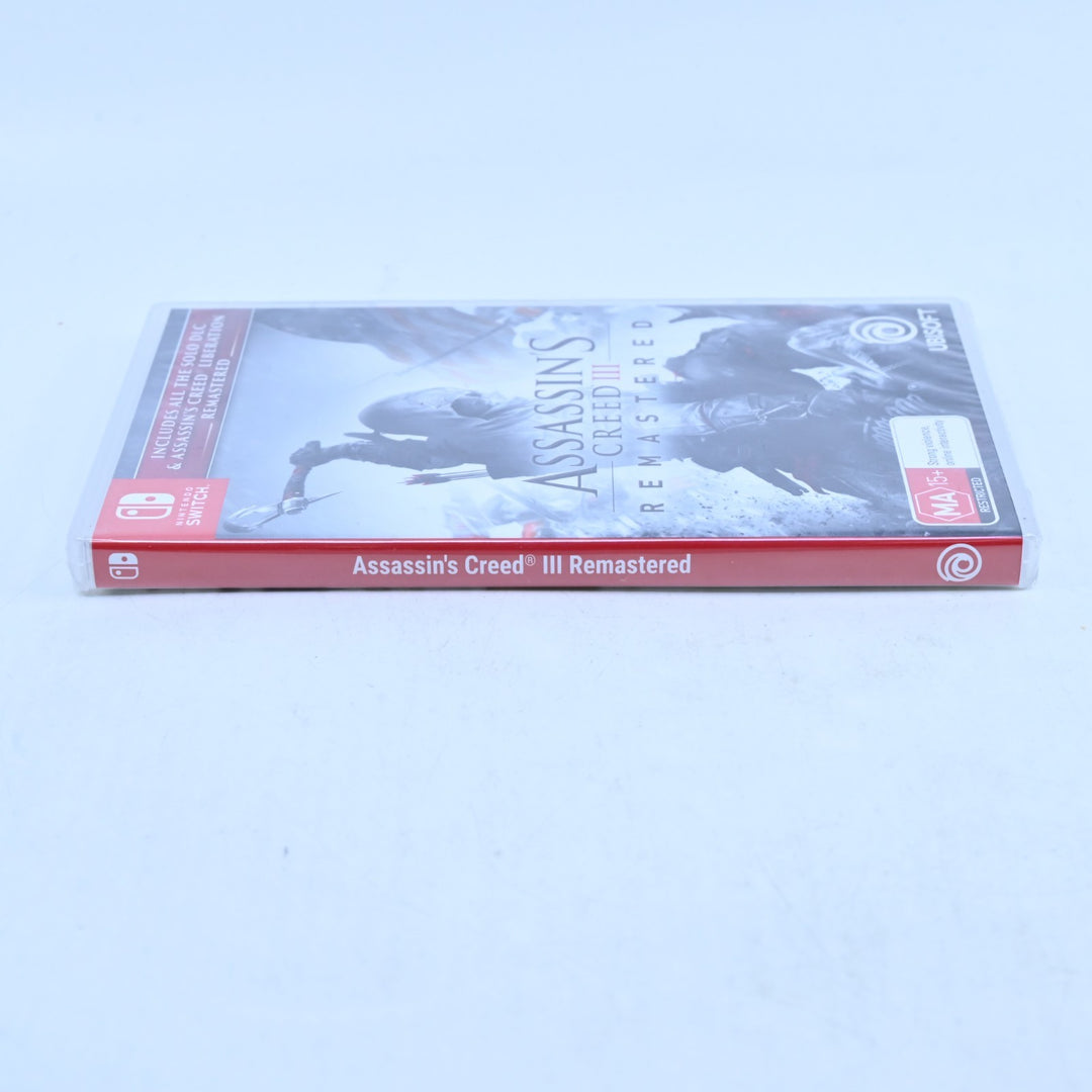 SEALED! Assassin's Creed III - Nintendo Switch Game - FREE POST!